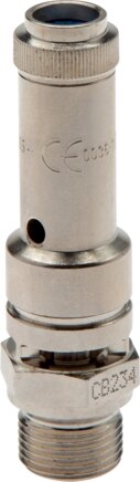 Exemplary representation: Safety valve (nickel-plated brass)